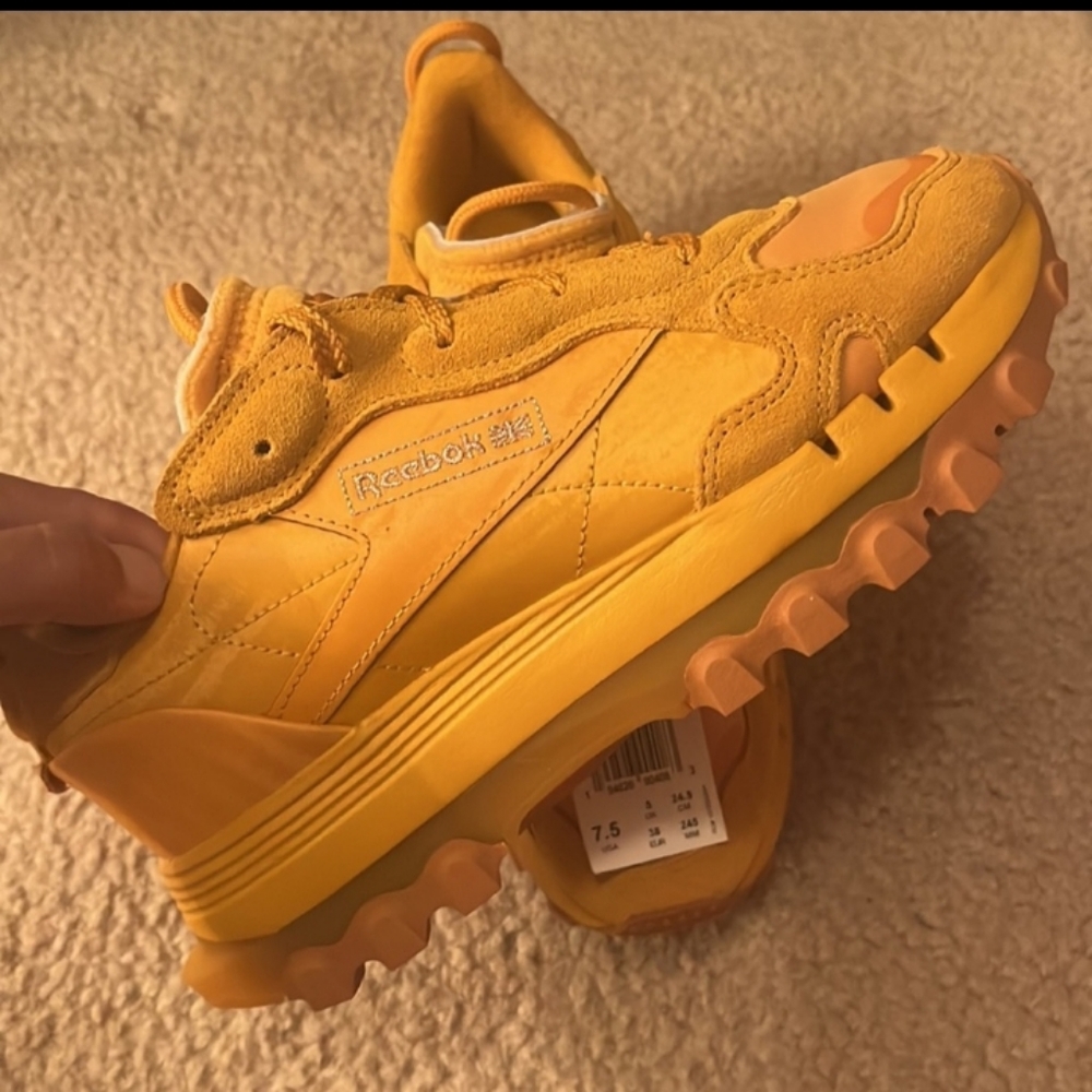 Reebok Cardi B Collab Yellow Sneakers